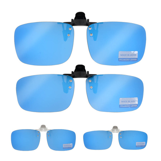 그린아이즈 편광 클립온 선글라스 블루미러 OBLM-BL 안경착용자용
